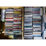 Three boxes of CDs to include Sting, Muse, Led Zeppelin, Spice Girls, Red Hot Chili Peppers, Michael