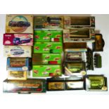 A collection of modern die-cast, including Eddie Stobart, Corgi, Dinky, Ringtons and others