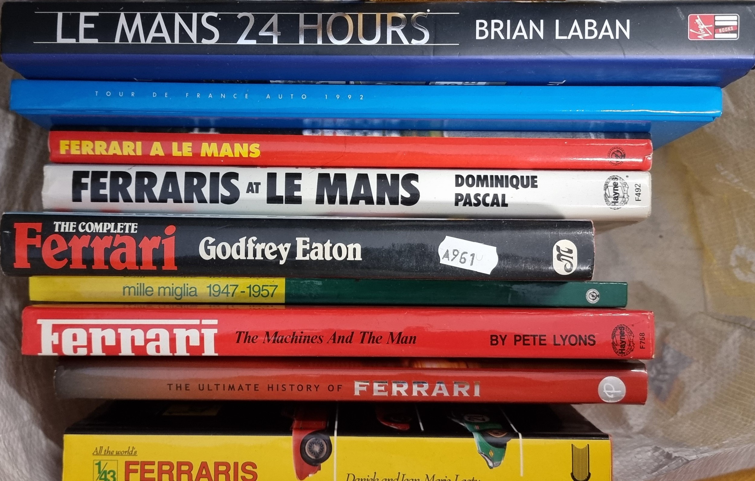 A collection of 19 books related to Ferrari including Ferrari Sports Racing and Protype Completion - Image 2 of 2