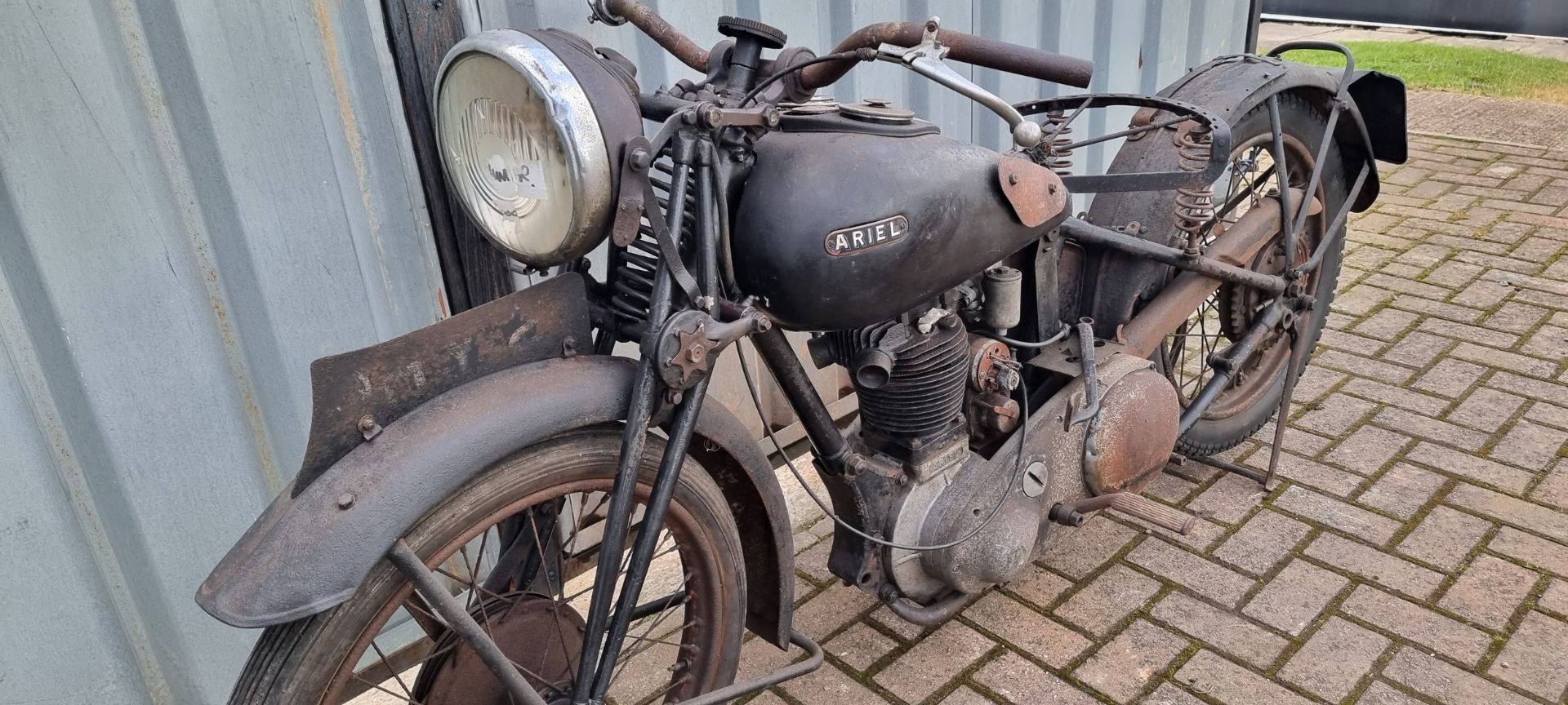 c. 1937 Ariel Red Hunter, 500cc, project. Registration number DHY 20 (not recorded with DVLA). Frame - Image 21 of 22