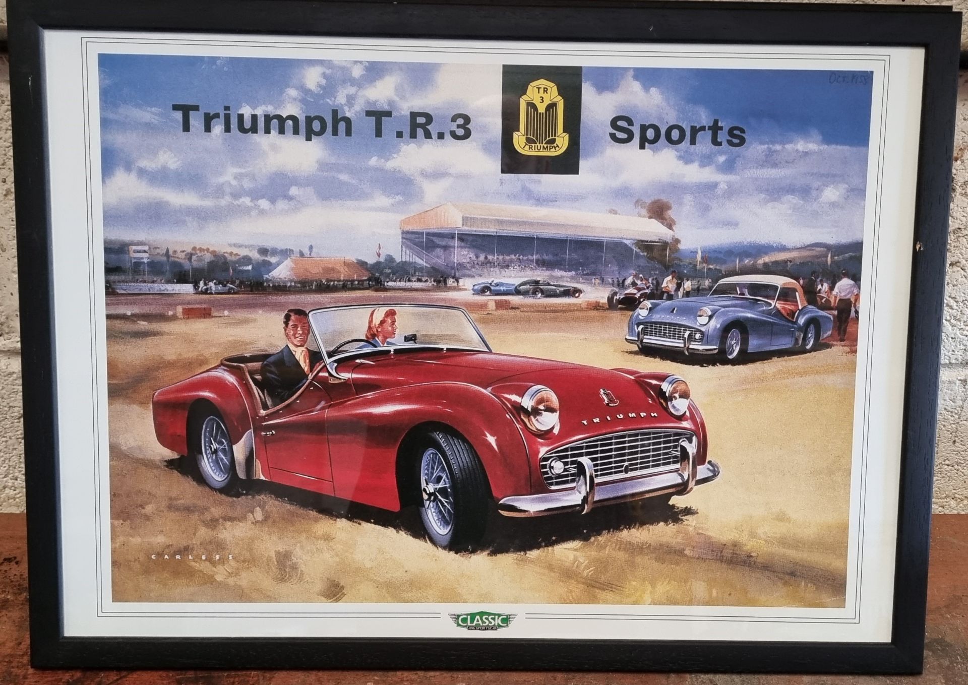 A set of eight Classic & Sportscar posters, framed, 63 x 46cm (8) - Image 5 of 5