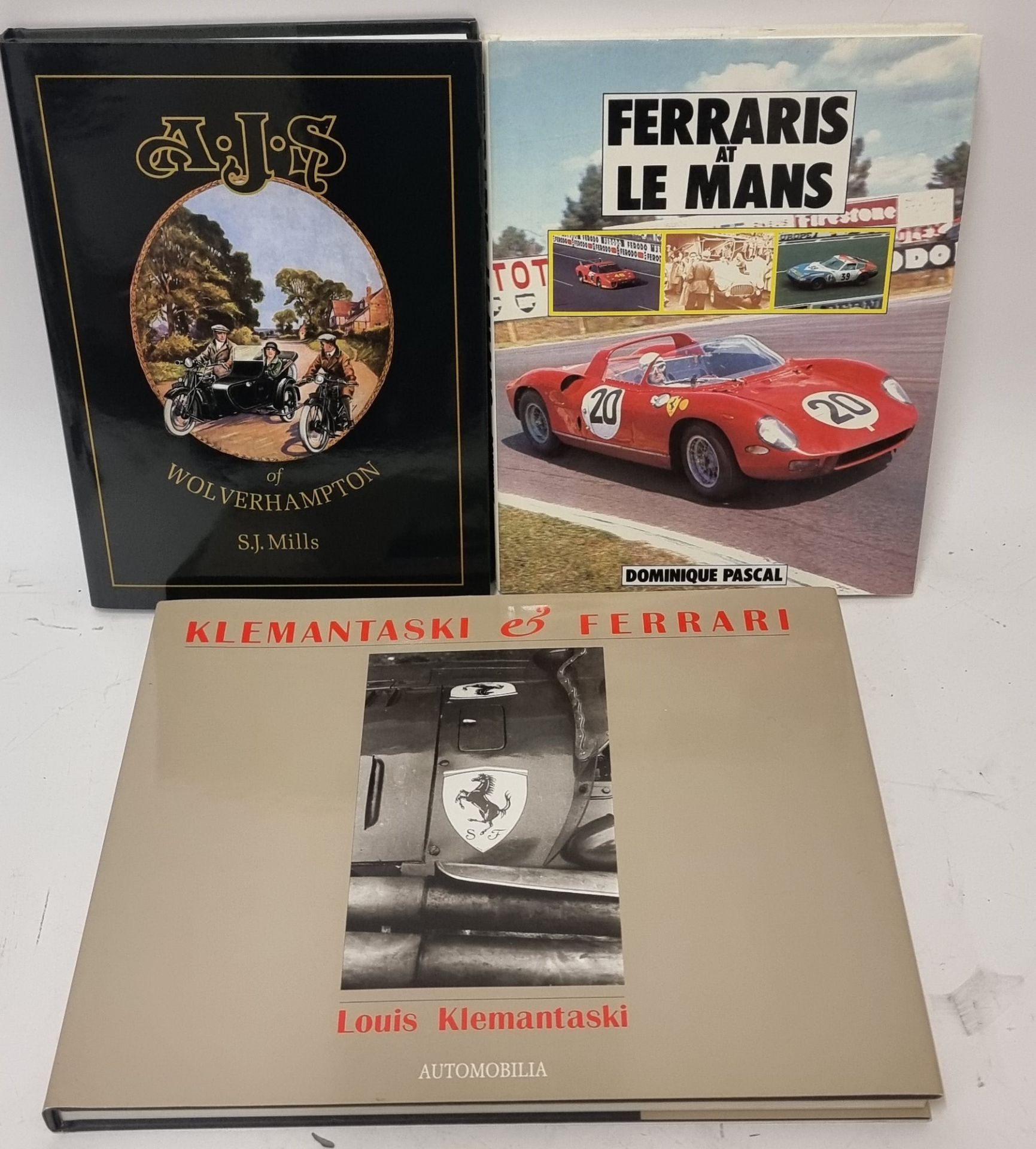 Klemantaski & Ferrari, published in 1992 by Automobilia, Ferraris at Le Man by Dominique Pascal