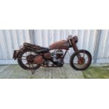 c.1952 Arial VB600 sidevalve, project. Registration number not registered. Frame number not found.