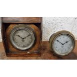A Smiths Vintage dash clock, P-11.941 and another P.149.775, spares or repair (2)