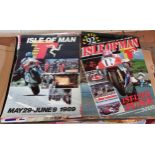 Posters: Seven Isle of Man motorcycle posters, TT, Southern 100, c1988-97, a Lombard RAC poster