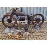 1932 Ariel Model 4F Square Four, 605cc, project. Registration number GW 7641. Frame number T1559.