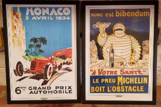 A set of eight Classic & Sportscar posters, framed, 63 x 46cm (8)