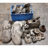 A collection of R.E., AJS/Matchless and BSA engine cases