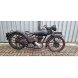 c. 1937 Ariel Red Hunter, 500cc, project. Registration number DHY 20 (not recorded with DVLA). Frame