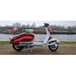 1957 Lambretta 150LD, 150cc. Registration number CSJ 322. Frame number 257865 150LD. Engine number