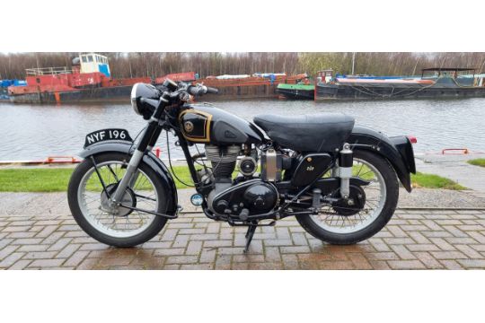 1953 AJS 16M, 349cc. Registration number NYF 196. Frame number overpainted. Engine number 53/16M/ - Image 2 of 14