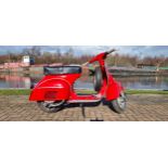 1967 Vespa Douglas 150 Sprint, 145cc. Registration number PKH 219F (see text). Frame number VLB1T-