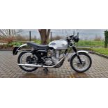 1956 BSA Goldstar 350cc, in Clubman trim. Registration number SWT 854. Frame number CB3?