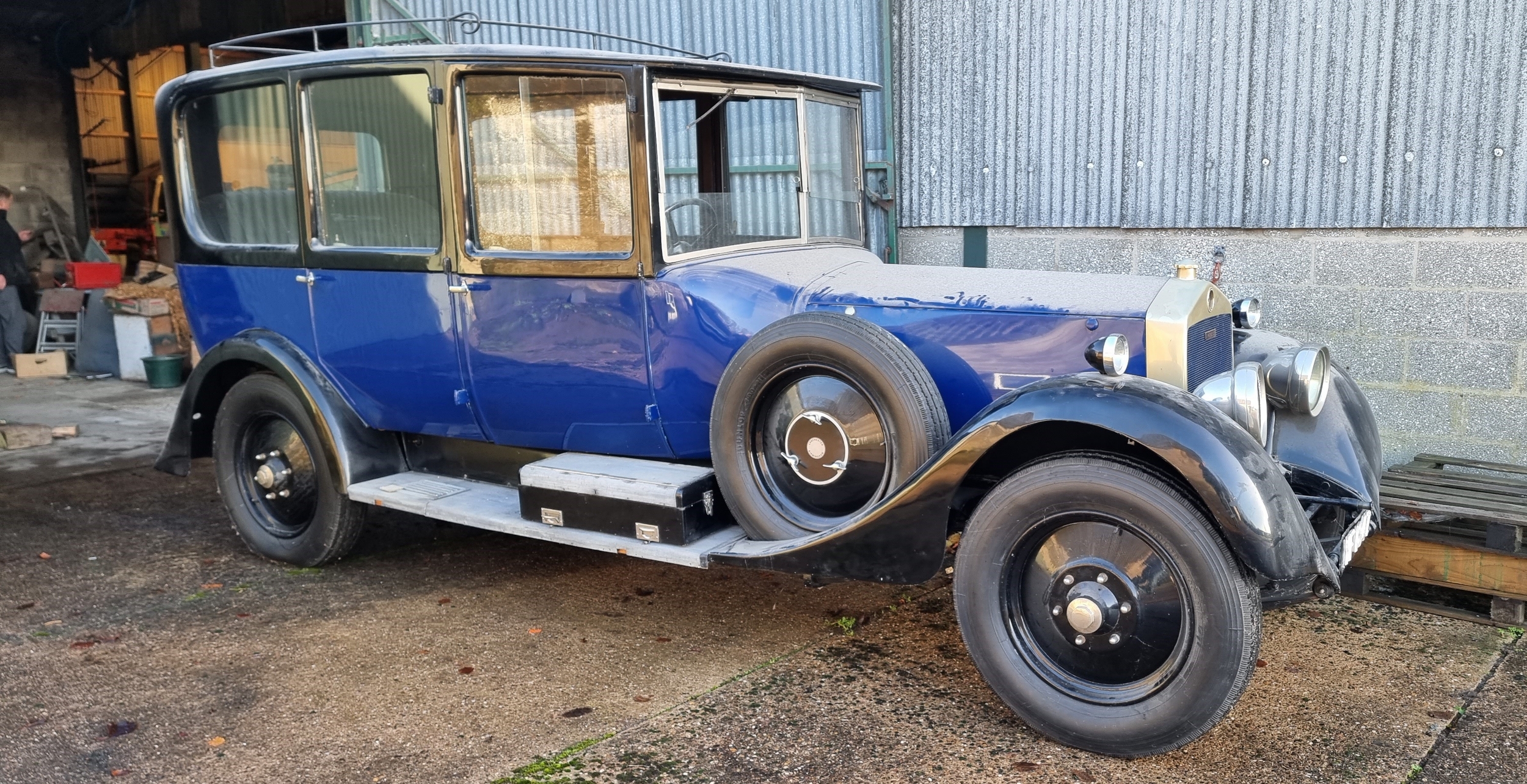 1927 Lanchester 40, 6,200cc. Registration number YF 1847, not recorded with DVLA.