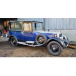 1927 Lanchester 40, 6,200cc. Registration number YF 1847, not recorded with DVLA.