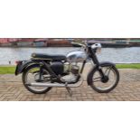 1969 BSA Bantam B175, 175cc. Registration number AJD 78G (see text). Frame number CB0719 B175.