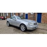 1996 Mercedes Benz SLK 230 Kompressor, 2295cc. Registration number P921 PLW. Chassis number