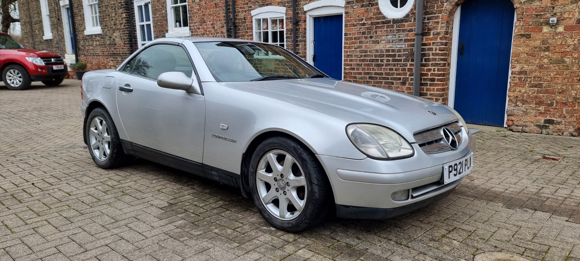 1996 Mercedes Benz SLK 230 Kompressor, 2295cc. Registration number P921 PLW. Chassis number