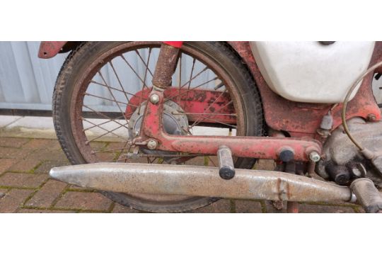 c. 1960-62 Honda C110D Sports Cub, 49cc, project. Registration number 508 FUB (not recorded with - Image 5 of 13