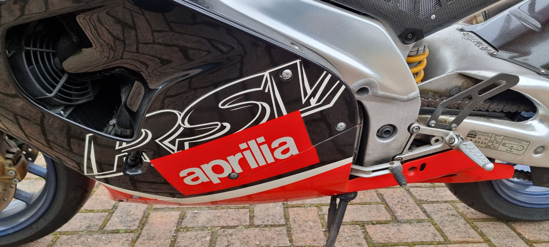 2000 Aprilia RSV Mille R, 997cc. Registration number W851 DWU. Frame number ZD4ME0010Y5100596. - Image 9 of 16