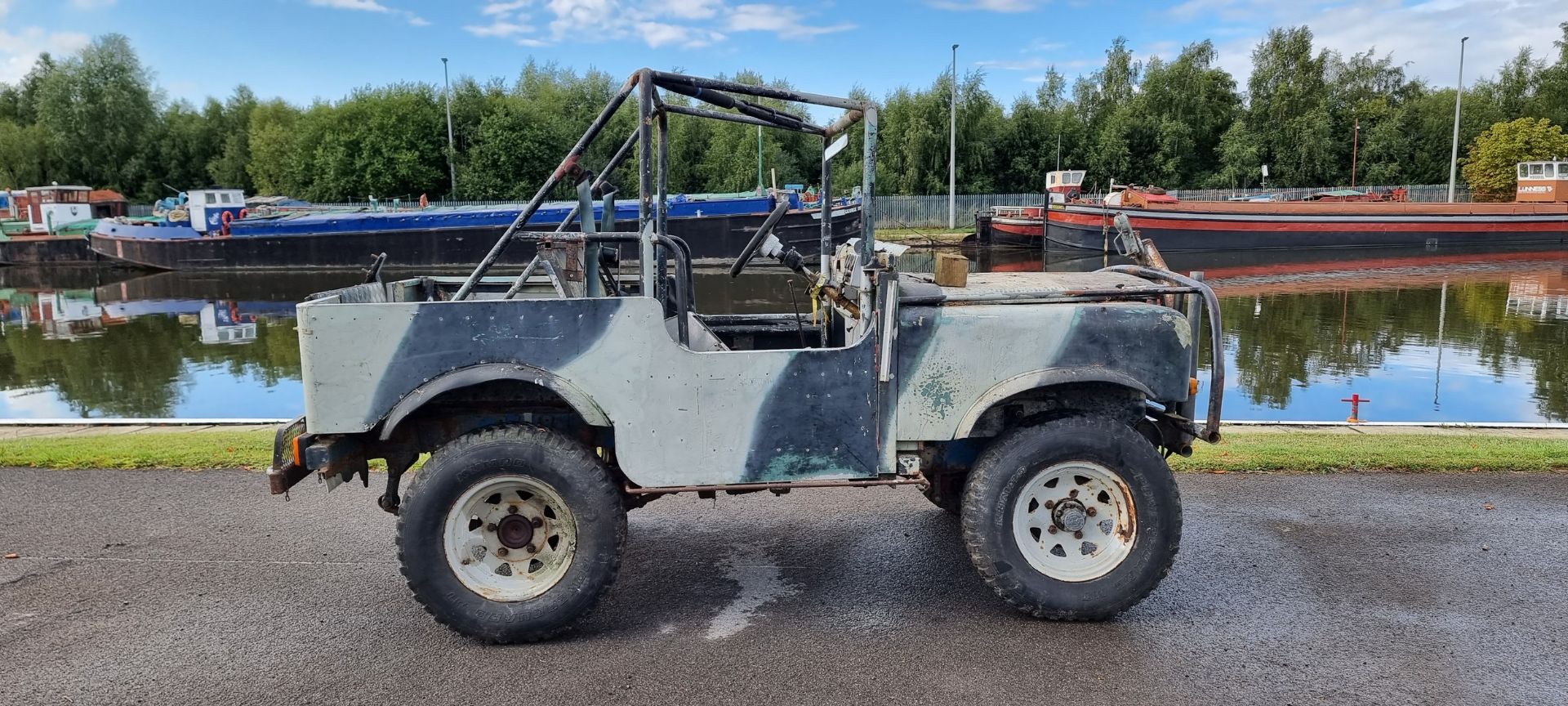 c.1950/51 Land Rover 80" Trials. Registration number not registered. Chassis number none found,