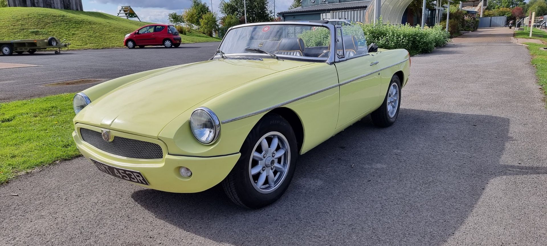 1975 MG B Roadster, 1798cc. Registration number NMT 453R. Chassis number GHN5-42103G. Engine number - Image 2 of 20