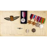 Of Operation Mallard/D Day glider pilot interest; WWII group of four medals, 1939 - 1945 Star, The