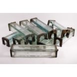 Ten three sided glass water valve viewing window, with toughened glass, some by Dewrance of
