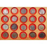 Roman Imperial, Constantine various bronze coins AF Follis (20), tray not included.