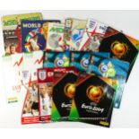 Fifteen International Football themed sticker albums, to include World Cup Soccer Stars Mexico 70,
