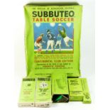 A Subbuteo soccer table club edition (incomplete) C.1970’s, together with two new continental type