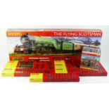 A Hornby OO gage trainset, The Flying Scotsman (R1167), (complete in box) together with six Hornby