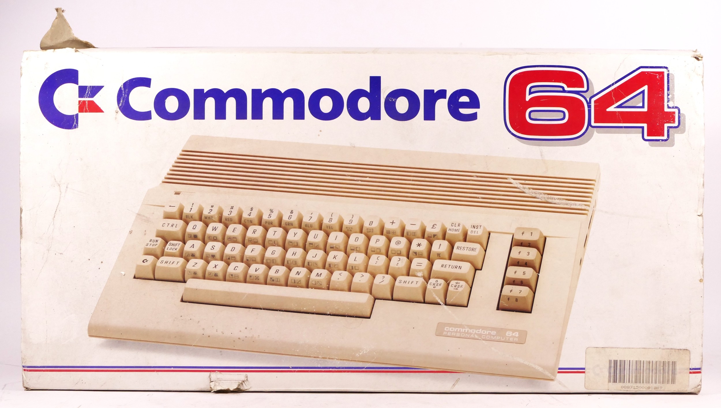 A Commodore 64 personal computer (serial No MB5 062320E), with power lead, original packaging