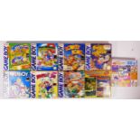 Nine boxed Nintendo Game Boy games, to include Super 32-in1 ((Smurfs, Barbie), Paperboy, Mario &