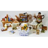 A collection of Ringtons novelty teapots, Ltd editions, some boxed with certificates, together