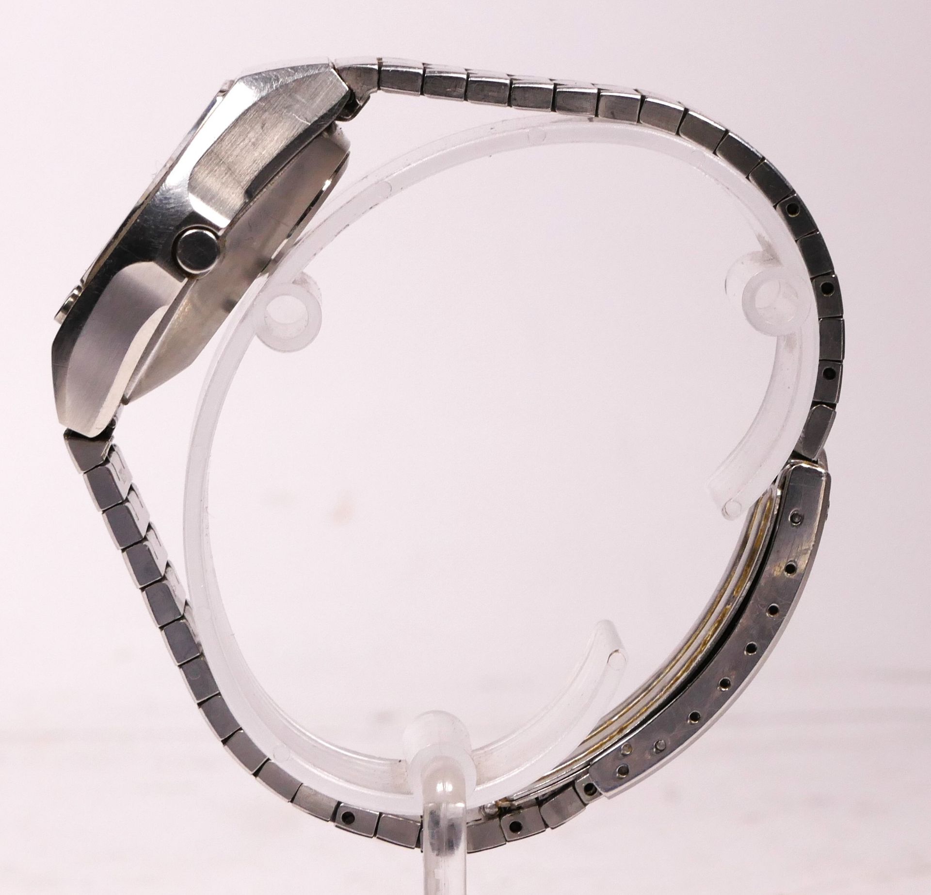 Seiko Quartz LC Chronograph gentleman's stainless steel wristwatch, model no. 0634-5009, the - Image 3 of 4