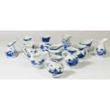 A collection of ceramics to include twelve Royal Worcester cream jugs, four Royal Doulton 'Brambly