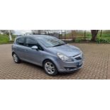 2009 Vauxhall Corsa 1.4. Registration number PN59 FPG. Offered with the V5C, MOT until August