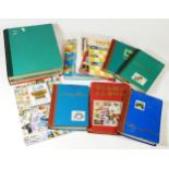 A large collection of world stamps, loose and in albums, with various unsorted stamps, primarily