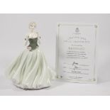 A Royal Worcester figurine 'Keepsake' ltd edition 4879/12,500 with certificate, together with a