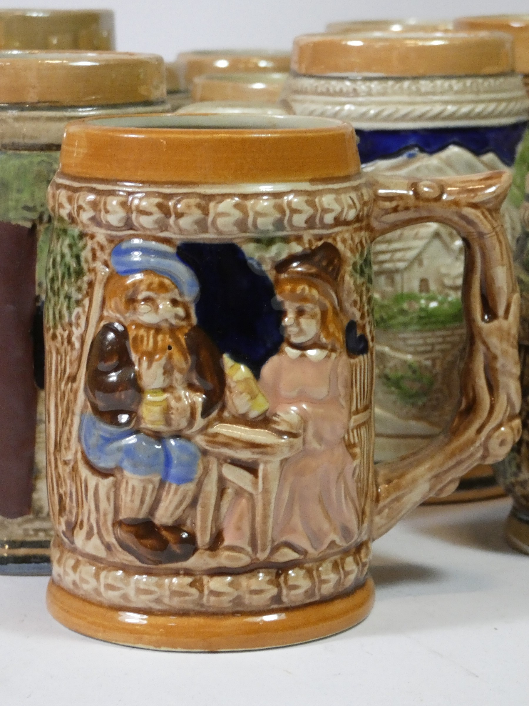 A collection of Bavarian steins and tankards - Image 2 of 2