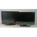 A Panasonic TX-19E3B 19inch television, together with a similar Alba television, also including a