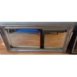 A framed advertising pub mirror - Schweppes Table Waters, 89x63cm, together with three wall mirrors,