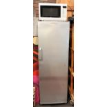 A Bosch Exxcel freestanding freezer, silver, five drawers and two shelves, 170cm x 60cm x 60cm,