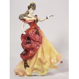 A collection of seven Royal Doulton figurines, comprising of 'Pamela' HN3223, with certificate, '