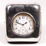 D. Crichton, a Goliath watch with plain easel case, Birmingham 1903, 11.5 x 10cm, watch in working