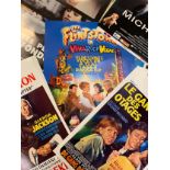 Approximately 300 film and tv promotional posters, to include Outlaw Blues, The Flintstones In