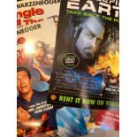 Approximately 300 film and tv promotional posters, to include Jingle All The Way, Battlefield Earth,