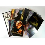 A collection of Neil Diamond related merchandise, vinyl LPs, CDs and more, to include play bills,