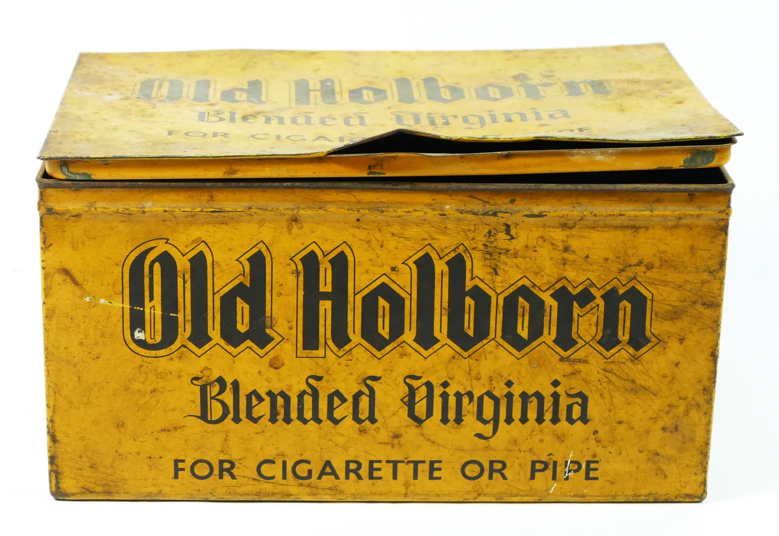 Old Holborn, Blended Virginia, tobacco tin, 4.5 x 22 x 11cm.